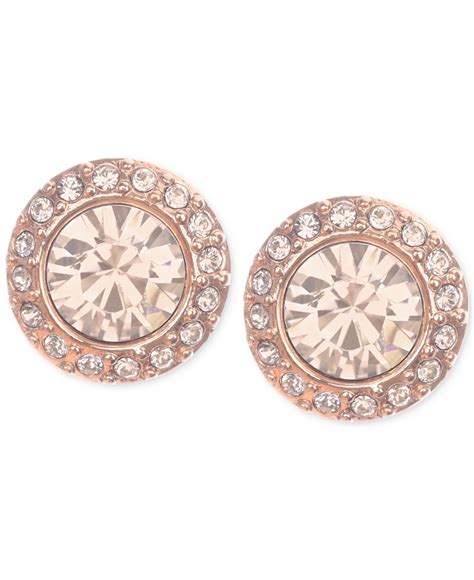 givenchy rose gold stud earrings|givenchy diamond earrings.